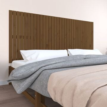 Vidaxl vidaXL Vzglavje postelje 204x3x90 cm masivni borov les