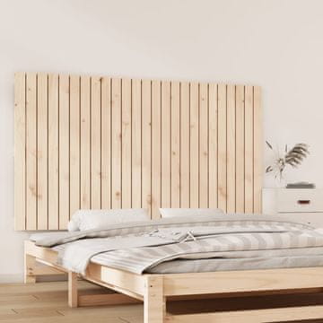 Vidaxl vidaXL Vzglavje postelje 159,5x3x90 cm masivni borov les