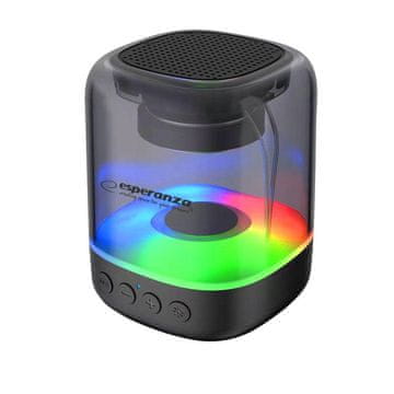 Esperanza Esperanza - Bluetooth zvočnik - RGB - za ponovno polnjenje