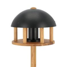 shumee Esschert Design Krmilnica za ptice z rezervoarjem in okroglo streho