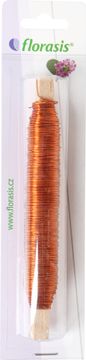 Bakrena žica - 0,5 mm x 100 g oranžna