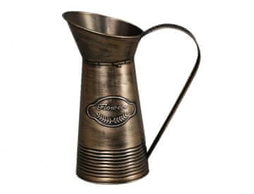 Bakren pločevinast vrč 21x13x23/26cm