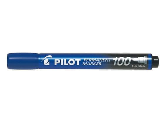 Pilot 100 Permanentni marker BL modri