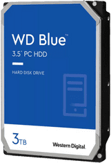WD Blue trdi disk (HDD), 3TB, 8,89 cm, SATA3, 5400, 256MB, moder (WD30EZAZ)