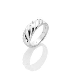 Hot Diamonds Eleganten srebrn prstan z diamantom Most Loved DR239 (Obseg 59 mm)