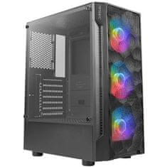 Antec NX260 ohišje, Midi T ATX RGB, okno, gaming, črno (0-761345-81029-6)