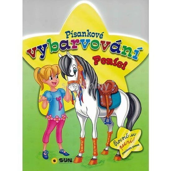 Barvanje stran - Poniji - zelena