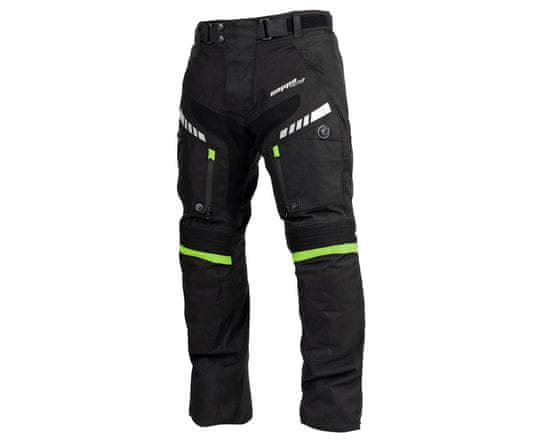 Cappa Racing Moške motoristične hlače FIORANO tekstilne črne/zelene