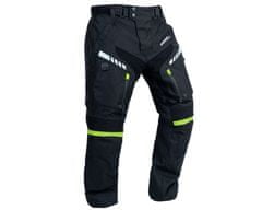 Cappa Racing Moške motoristične hlače FIORANO tekstilne črne/zelene M