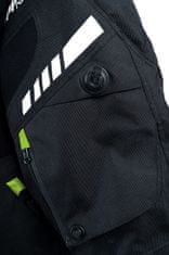 Cappa Racing Moške motoristične hlače FIORANO tekstilne črne/zelene XL