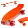 Frisbee skateboard LED kolesa oranžna