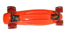 Aga Frisbee skateboard LED kolesa oranžna