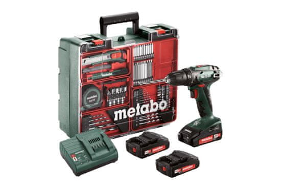 Metabo akumulatorski vrtalnik vijačnik BS 18 Set (602207940)