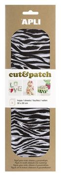 Apli Papir Cut&amp;Patch 30 x 50 cm - Zebra 3 kosi