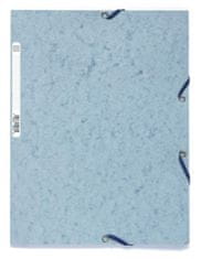 Exacompta Kartoteke z gumico A4 400 g/m2 - pepelnato siva