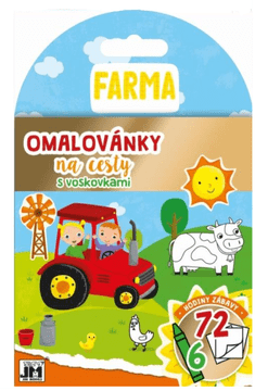 Jiri Models Pobarvanka za potovanje z voščenimi svinčniki Kmetija