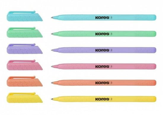Kores Pen K0 Balonsko pero - pastelne barve, mešanica barv