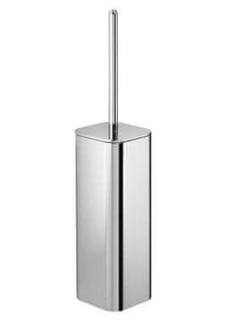 Gedy FLORI Viseča WC Ščetka v Črnem Chromiranju, Art Deco Stilu