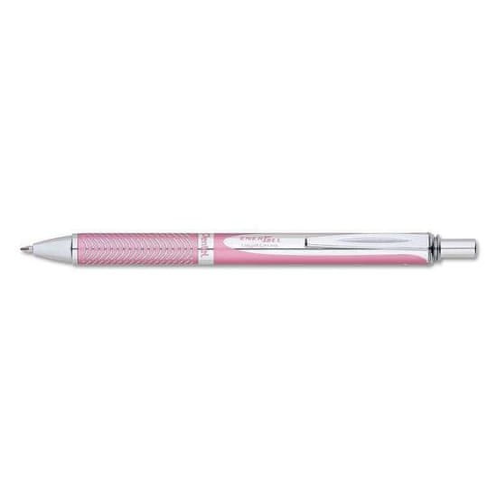 Pentel EnerGel gelsko pero BL407 - roza 0,7 mm v darilni škatli