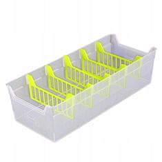 shumee Organizator za začimbe s 5 predelki 30x13x8 cm