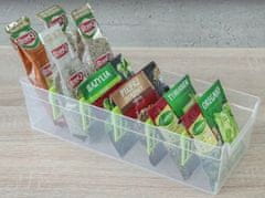 shumee Organizator za začimbe s 5 predelki 30x13x8 cm