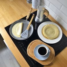 shumee Ambition Silikonska kuhinjska lopatka z luknjami 32,7 cm siva