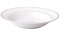 shumee Ambition bel porcelanast krožnik za juho 23 cm