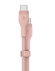 Belkin kabel, USB-C, silikon, 2m, roza (CAB009bt2MPK)