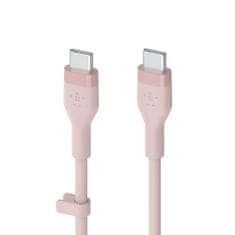 Belkin kabel, USB-C, silikon, 2m, roza (CAB009bt2MPK)