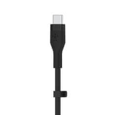 Belkin kabel, USB-C, silikon, 1m, črn (CAB009bt1MBK)