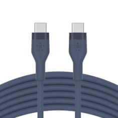 Belkin kabel, USB-C, silikon, 1m, moder (CAB009bt1MBL)
