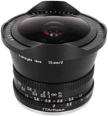 TTArtisan APS-C MF 7,5mm F/2 objektiv za Sony E