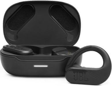 Sodobne brezžične slušalke Bluetooth 5.2 slušalke JBL Endurance Peak odličen zvok JBL Handsfree funkcija slušalke JBL voice aware