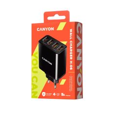 Canyon H-06 hišni polnilec, 5 A, USB-A (CNE-CHA06B)