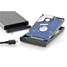Digitus zunanje aluminijasto ohišje 2,5 SSD / HDD, SATA III USB 2.0