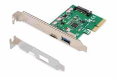 Digitus Kartica PCIe, USB Type-C + USB Type-A do 10 GB/s