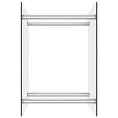 Vidaxl Stojalo za drva prozorno 40x35x60 cm steklo