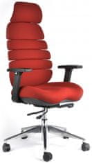 Mercury pisarniški stol SPINE rdeče barve s PDH
