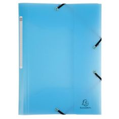Exacompta Pastel PP Kartoteke z gumico A4 - modre