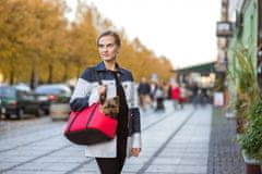 Amiplay TORBA ZA NOŠENJE PSA BASIC, rdeča, S