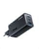 Anker 737 GaNPrime adapter, USB-C, USB-A, 120 W, črn (A2148313)