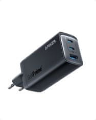 Anker 737 GaNPrime adapter, USB-C, USB-A, 120 W, črn (A2148313)