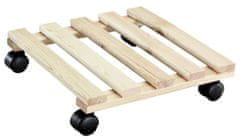 Wagner Kvadratna podloga za lonce - 35 cm, naravni bor (nosilnost 100 kg)