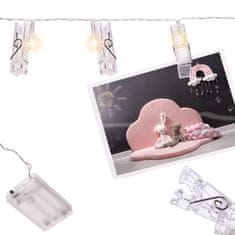 Ikonka LED luči za fotografiranje 1,5 m 10LED topla bela