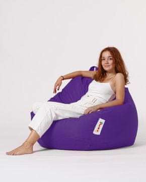 Atelier Del Sofa Vrtna vreča Bean Bag, Premium XXL - vijolična