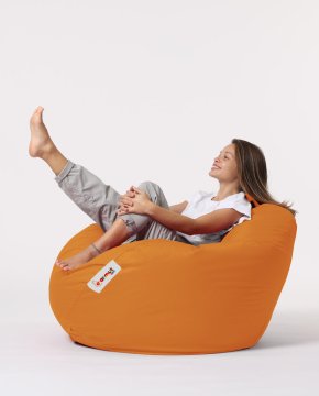 Atelier Del Sofa Vrtna vreča za fižol, Premium XXL - oranžna