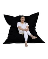 Atelier Del Sofa Vrtna vreča Bean Bag, velikanska blazina 140x180 - črna