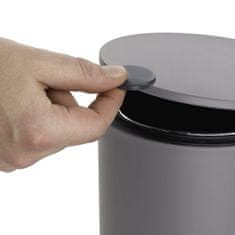Kela Koš za smeti Mats srebrna mat 12l KL-10643