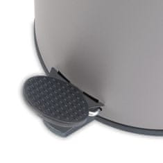 Kela Koš za smeti Mats srebrna mat 12l KL-10643
