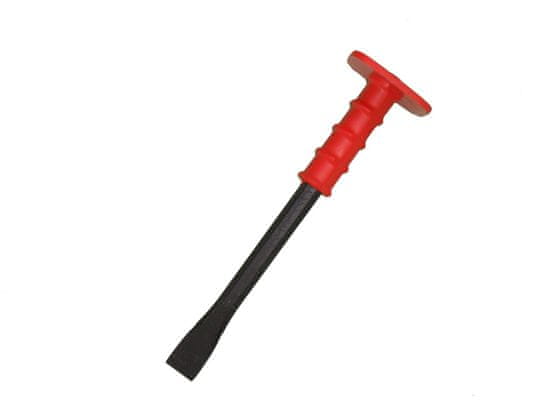 Ploščato kamnito dleto s PVC pokrovom, dolžine 300 mm